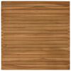 vidaXL Bordsskiva 70 x 70 x 3,5 cm Fyrkantig Massivt teaktr&auml; Naturlig