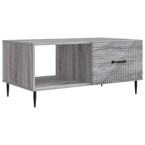 vidaXL Kaffeebord Gr&aring; sonoma-ek 90 x 50 x 40 cm Konstruerat tr&auml;