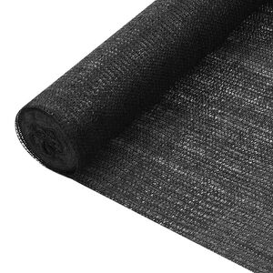 vidaXL Insynsskyddsn&auml;t svart 1,2x10 m HDPE 75 g/m&sup2;
