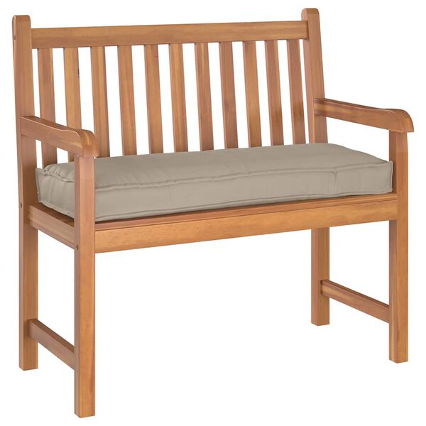 vidaXL Kudde Taupe 100 x 40 x 8 cm Oxford Tyg