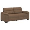 vidaXL 2-sitssoffa brun 180x81x84 cm tyg