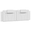 vidaXL Bed "Viana" with Mattress White 160x200 cm Faux Leather