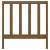 vidaXL Sänggavel honungsbrun 81x4x100 cm massiv furu