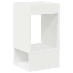 vidaXL Sidobord Vit 30 x 30 x 56 cm Konstruerat tr&auml;