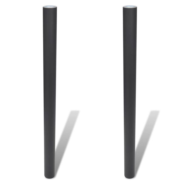 vidaXL Väggklistermärke svarta tavlan 2 rullar med kritor 0,45 x 2 m