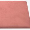 vidaXL V&auml;ggs&auml;nggavel 12 pcs Rosa 30 x 15 cm Sammet