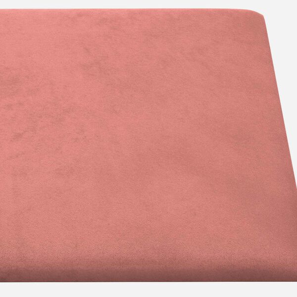 vidaXL V&auml;ggs&auml;nggavel 12 pcs Rosa 30 x 15 cm Sammet