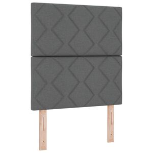 vidaXL LED huvuddyna Gr&aring; 80 cm tyg