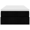 vidaXL Ottoman s&auml;ngram med madrass svart 90x190 cm tyg