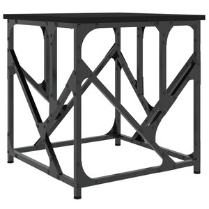 vidaXL Soffbord svart 45x45x47,5 cm konstruerat tr&auml;