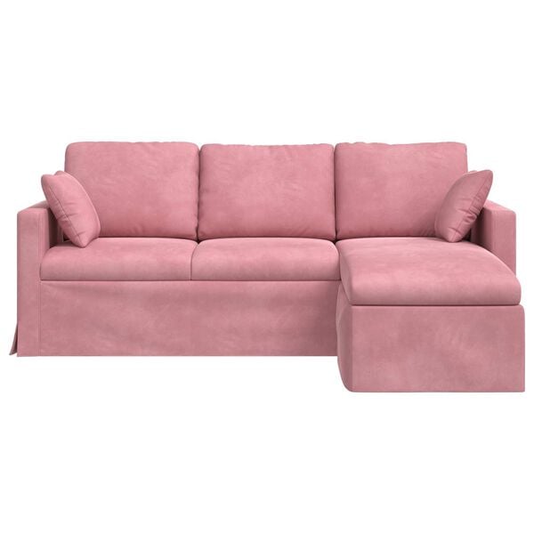 vidaXL Soffa Rosa