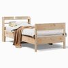 vidaXL S&auml;ngram utan madrass 75x190 cm massiv furu