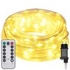 vidaXL Ljuslina 480 LED-lampor Varmvit 20 m