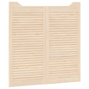 vidaXL Sv&auml;ngd&ouml;rrar 2 pcs Naturlig Massiv furu