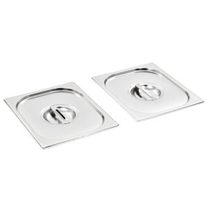 Lock till GN-kantin 1/2 2 st rostfritt st&aring;l