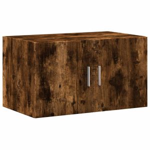 vidaXL V&auml;ggsk&aring;p r&ouml;kf&auml;rgad ek 70x42,5x40 cm konstruerat tr&auml;