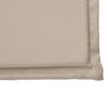 vidaXL Sittdynor för trädgården 2 st taupe 45x45x2 cm fyrkantig