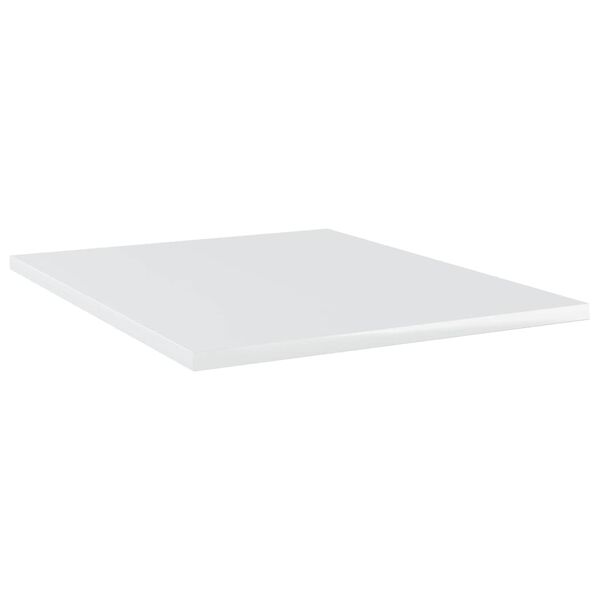 vidaXL Hyllplan 4 st vit högglans 40x50x1,5 cm konstruerat trä