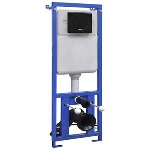 vidaXL Dold h&ouml;g cistern 11 L 41x14x(110-125) cm