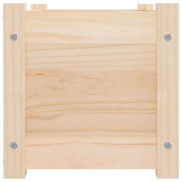 vidaXL Odlingslåda 60x31x31 cm massiv furu