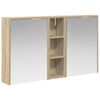 vidaXL Badrumssk&aring;psset 3 st 106 x 16 x 62,5 cm Konstruerat tr&auml;