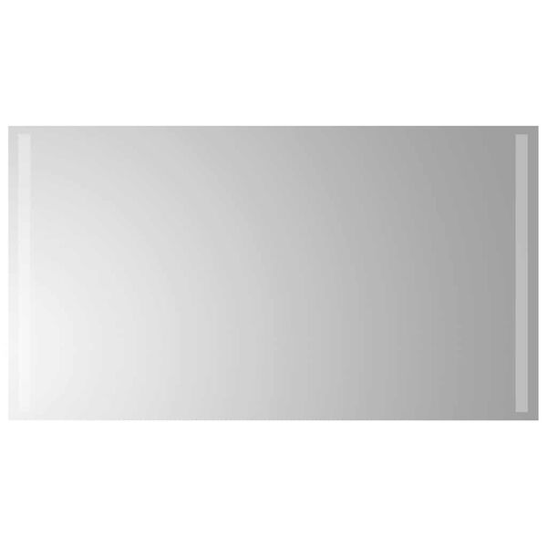 vidaXL Badrumsspegel LED 90x50 cm
