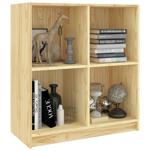 vidaXL Skänk 70x33x76 cm massiv furu