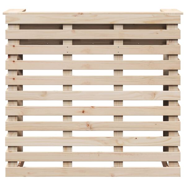 vidaXL Barbord 113,5x50x103 cm massiv furu