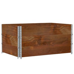 vidaXL Odlingsl&aring;da brun 120x80 cm massiv furu
