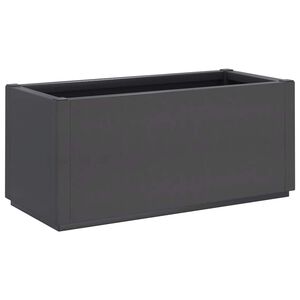 vidaXL Odlingsl&aring;da m&ouml;rkgr&aring; 80x36x35 cm PP