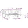 vidaXL Utdragbar dagbädd svart 2x(90x190) cm massiv furu