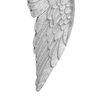 vidaXL Vingskulptur Silver 17 x 5 x 59 cm Aluminium
