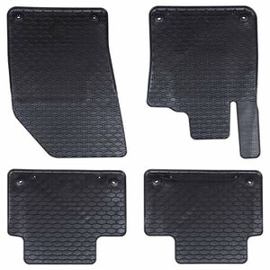 vidaXL Bilmatta 4 pcs Svart Passar Volvo S60 / V60 2019- 4D Aft Gummi