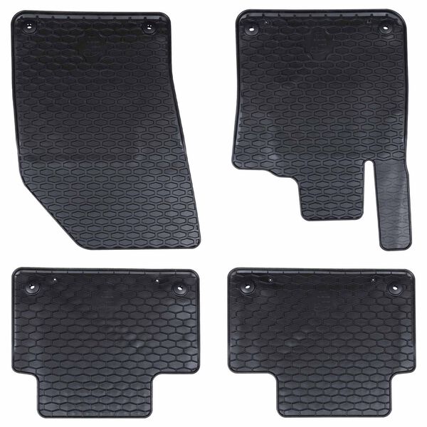 vidaXL Bilmatta 4 pcs Svart Passar Volvo S60 / V60 2019- 4D Aft Gummi