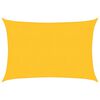 vidaXL Solsegel 160 g/m&sup2; rektangul&auml;r gul 2x2,5 m HDPE