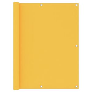 vidaXL Balkongsk&auml;rm gul 120x500 cm oxfordtyg