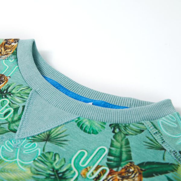 Barntr&ouml;ja ljusgr&ouml;n melange 116