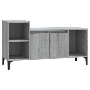 vidaXL Tv-b&auml;nk gr&aring; sonoma 100x35x55 cm konstruerat tr&auml;