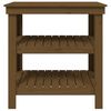 vidaXL Skobänk honungsbrun 78,5x50x80 cm massiv furu
