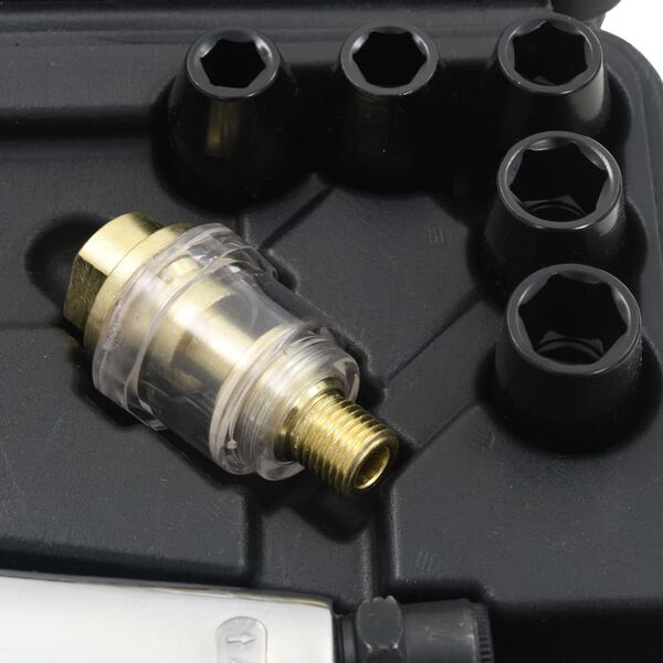vidaXL Tryckluftsverktyg set 15 delar 1/2"