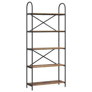 vidaXL Hyllsystem 5 niv&aring;er 80 x 30 x 183 cm Konstruerat tr&auml;
