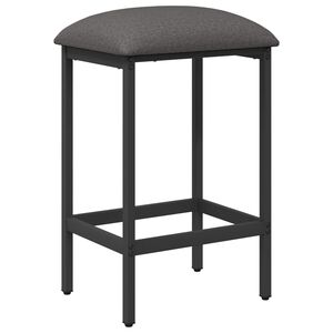vidaXL Barpall Ljusgr&aring; 40 x 32 x 64 cm Konstruerat tr&auml;