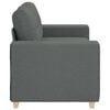 vidaXL Loveseat soffa m&ouml;rkgr&aring; 160x77x82 cm tyg