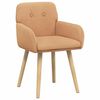 vidaXL Matstolar 2 pcs Boucl&eacute; Beige 59 x 57 x 85 cm