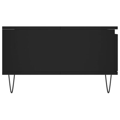 vidaXL Soffbord svart 90x60x35 cm konstruerat trä