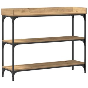 vidaXL Konsolbord artisan ek 100 x 30 x 80 cm