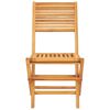 vidaXL Hopfällbara trädgårdsstolar 2 st 47x62x90 cm massiv teak