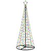 vidaXL LED-spiraljulgran med fot EKENAS 180 cm 220 LED-lampor