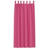 vidaXL Mörkläggningsgardiner med Ringar 2 pcs Klart Pink 245 x 140 cm