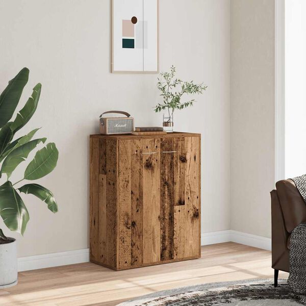 vidaXL Sk&auml;nk &aring;ldrat tr&auml; 60x30x75 cm konstruerat tr&auml;